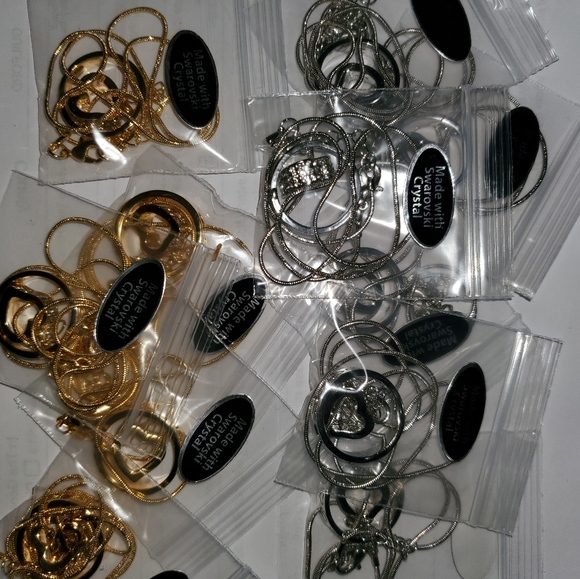 Swarovski Spinning Heart Necklace - Picture 10 of 10